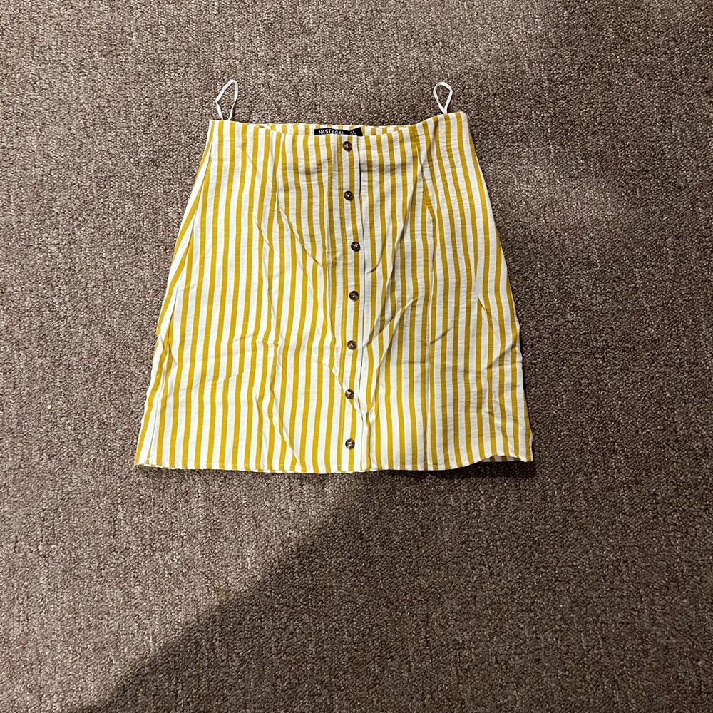 Striped Yellow Skirt